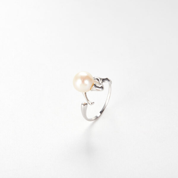 Pearl Branch Ring - Adjustable Freshwater Pearl (Gold / Silver)